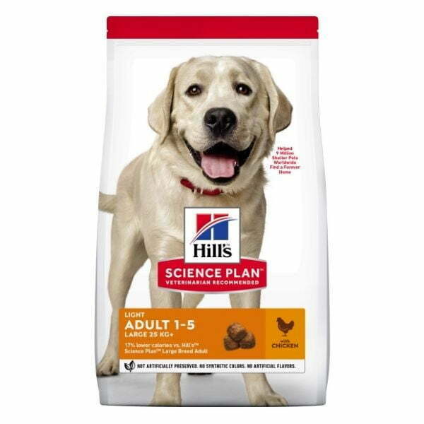 הילס לייט סייאנס פלאן לכלבים בוגרים מגזע בינוני - 14 ק"ג