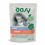 אואסי Oasy פאוץ' לחתולים 85 גרם - נתחי סלמון בציר עשיר