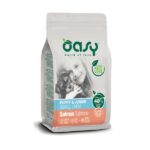 אואסי Oasy מזון כלבים סלמון מיני גזע קטן גורים 2.5 ק"ג