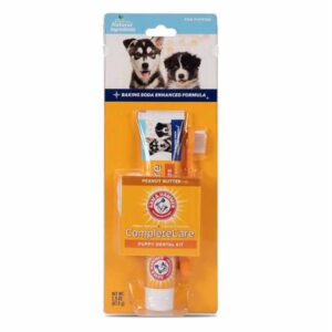 ערכה דנטלית מקצועית לגורים Arm & Hammer