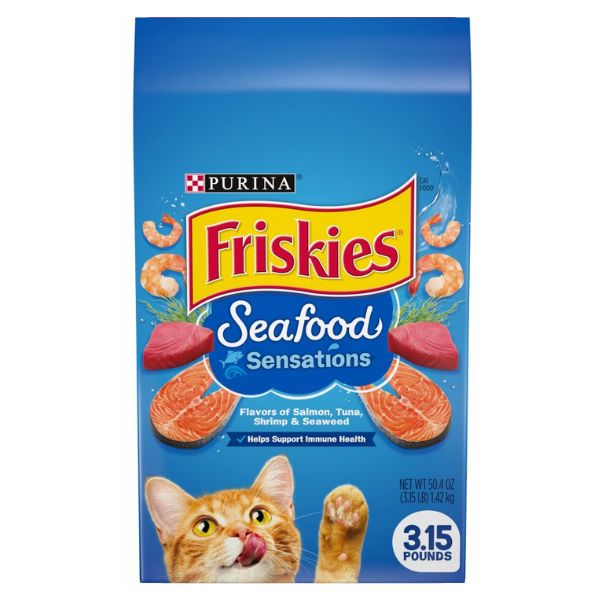 פריסקיז מעדני הים Seafood Sensations לחתולים 10 ק"ג