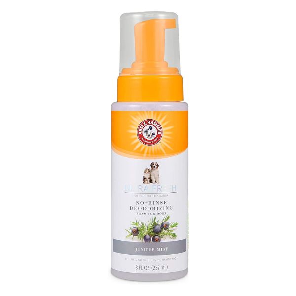 שמפו יבש לכלבים Arm & Hammer בניחוח אוכמניות עדין 237 מ"ל