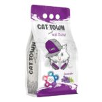 קט טאון Cat Town חול לחתולים מתגבש בניחוח לוונדר - 10 ליטר
