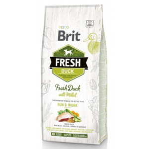 בריט פרש כלב פעיל בוגר ברווז - 12 ק”ג Brit Fresh