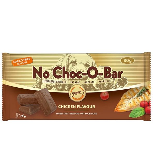 ⁦גנולרס חטיף לכלבים בצורת שוקולד בטעם עוף No Choc-O-Bar⁩ – תמונה ⁦2⁩