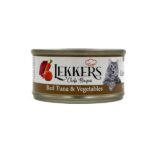LEKKERS - מעדן חתולים טונה וירקות(18) - 85 גרם