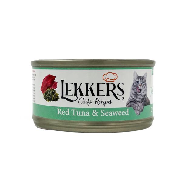 ⁦LEKKERS - מעדן חתולים טונה אדומה וביצה קשה(13) - 85 גרם⁩ – תמונה ⁦2⁩
