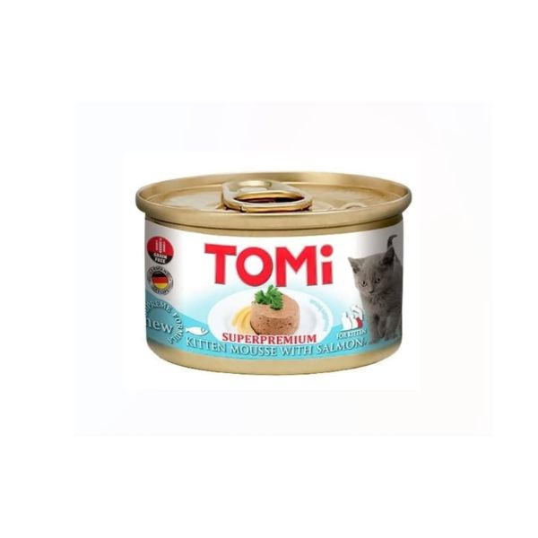 טומי מעדן לחתולים מוס סלמון לגורים - 85 גרם