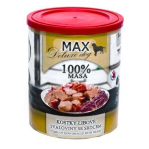 Falco Max מזון רטוב בשימורים שריר רזה עם לבבות - 800 גרם