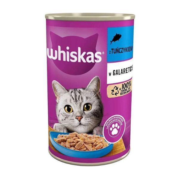 ⁦שימור וויסקס WHISKAS טונה לחתול בוגר - 400 גרם⁩ – תמונה ⁦3⁩
