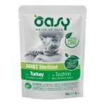 אואסי Oasy פאוץ' לחתולים נתחי הודו בציר עשיר - 85 גרם