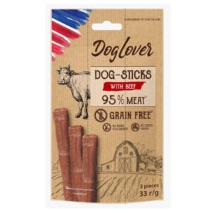 Dog Lover דוג לאבר סטיקס בקר - 33 גרם