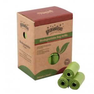 Pawise שקיות שקי קקי מתכלות אריזת חסכון -  36 גלילים