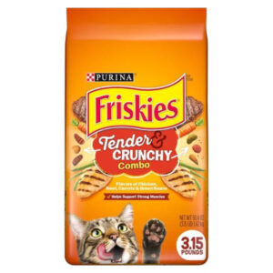 פריסקיז נתחי ברביקיו Tender Crunchy Combo לחתולים 7.2 ק"ג