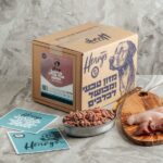 הנריס מזון טבעי קפוא לכלבים 100% עוף וטלה- 6 ק"ג