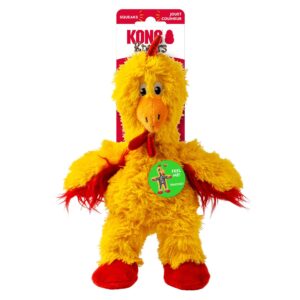 בובת חבל קשרים לכלב קונג תרנגולת מידה | KONG Knots Crosses Chicken XL