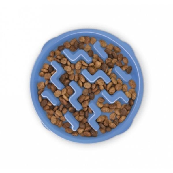 ⁦קערה להאכלה איטית  Outward Hound סגולה⁩ – תמונה ⁦2⁩