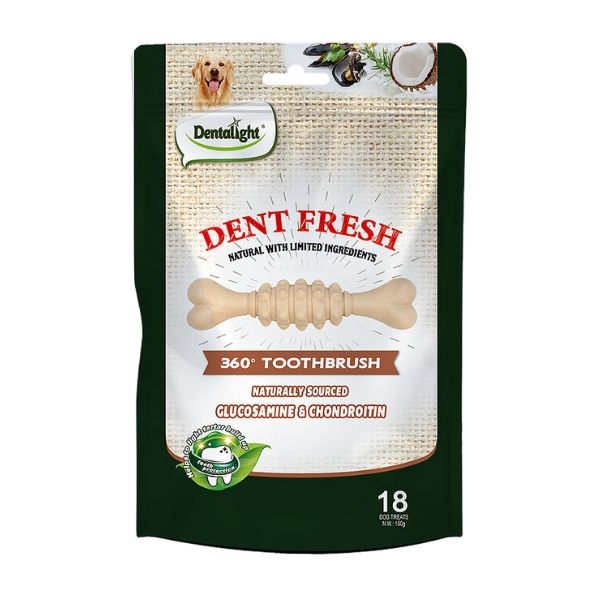 ⁦חטיף דנטלי לכלבים Dentalight 360° שמן קוקוס 150 גרם⁩ – תמונה ⁦2⁩