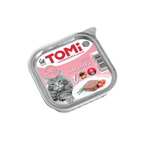 ⁦טומי מעדן פטה עם שרימפס 100 גרם לחתולים⁩ – תמונה ⁦2⁩