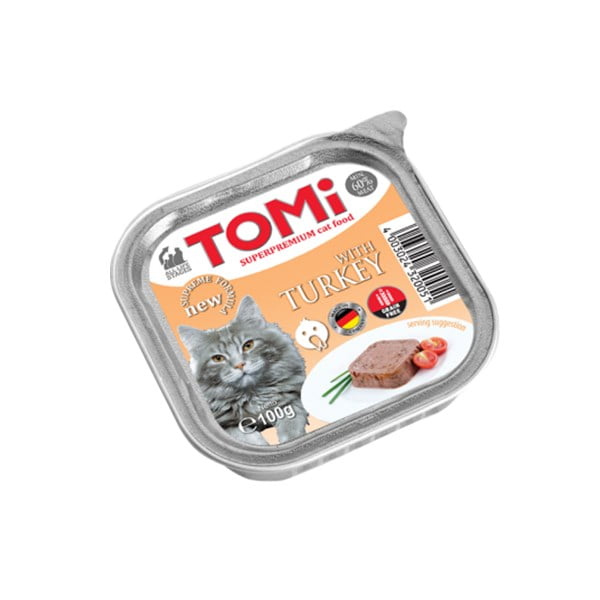 ⁦טומי מעדן פטה הודו 100 גרם לחתולים⁩ – תמונה ⁦2⁩