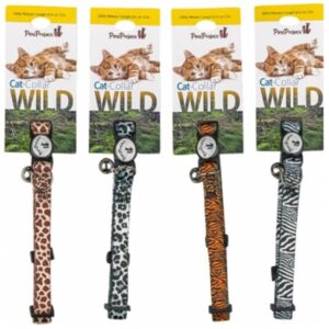 קולר לחתול Wild בצבעי פרא
